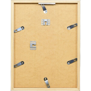 Cadre photo en bois profond 58 noir 70x100 cm verre clair