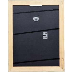 Cadre Photo Bois Baroque Brun 30x30 cm Verre Clair