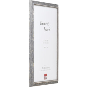 Cadre photo en bois profil 67 noir 25x30 cm avec verre transparent