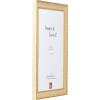 Cadre photo en bois effet profil 68 ivoire 45x80 cm avec verre clair