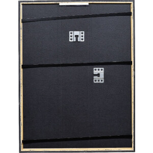 Cadre photo en bois Profil 69 noir 29,7x42 cm verre clair
