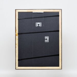 Effect Cadre photo en bois Profil 85 Noir 25x50 cm Verre normal