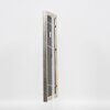 Effect Cadre photo en bois Profil 85 Argent 50x65 cm verre normal