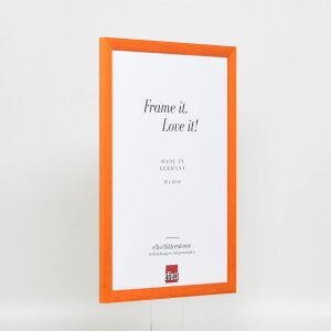 Effect cadre en bois profil 89 saumon 25x50 cm verre normal