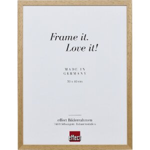 Cadre photo bois chêne profil 2330 10x10 cm verre...