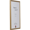 Cadre photo en bois chêne profil 2330 25x30 cm verre clair
