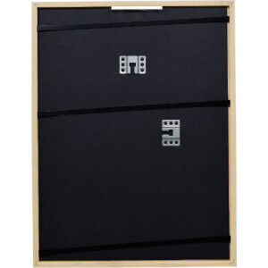 Cadre photo en bois profil 2330 blanc 30x40 cm verre clair