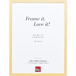 Cadre photo en bois naturel Effect Top S 50x65 cm avec...