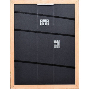 Cadre photo en bois brun 30x30 cm, verre clair, profil Top Pro