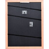 Cadre photo bois profil Top Pro rouge 29,7x42 cm verre clair