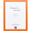 Cadre photo en bois orange 29,7x42 cm avec verre transparent