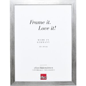 Cadre photo Effect Top Pro argent 60x80 cm verre clair