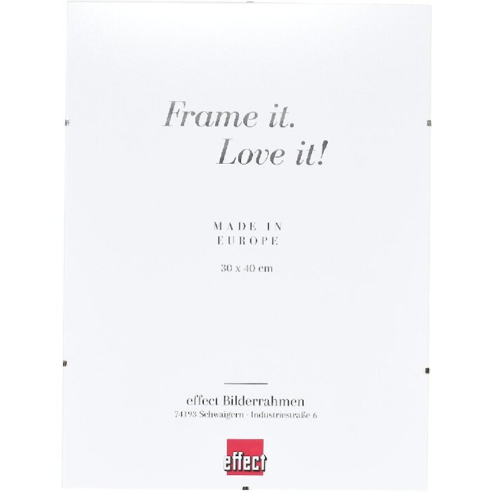 Effect A1 cadre photo anti-incendie mini 20x25 cm verre clair