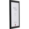 Cadre photo A1 protection incendie S3 noir 60x80 cm verre normal