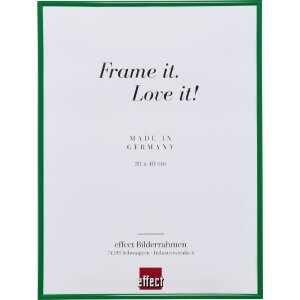 Cadre plastique Effect Art vert 45x60 cm verre antireflet