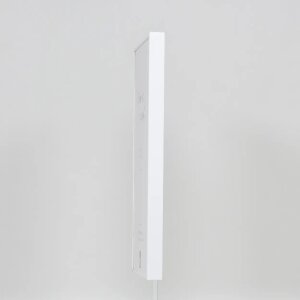 Cadre photo Effect en aluminium Quadro 25x60 cm blanc Verre antireflet