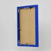 Cadre photo Effect aluminium Quadro 25x60 cm bleu Verre antireflet MDF arrière