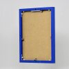 Cadre photo Effect aluminium Quadro 25x60 cm bleu Verre antireflet MDF arrière