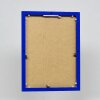 Cadre photo Effect aluminium Quadro 25x60 cm bleu Verre antireflet MDF arrière