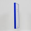 Cadre photo Effect aluminium Quadro 25x60 cm bleu Verre antireflet MDF arrière
