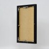 Cadre photo Effect en aluminium Quadro 25x60 cm noir Verre antireflet
