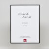 Cadre photo Effect en aluminium Quadro 25x60 cm noir Verre antireflet