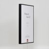 Cadre photo Effect en aluminium Quadro 25x60 cm noir Verre antireflet