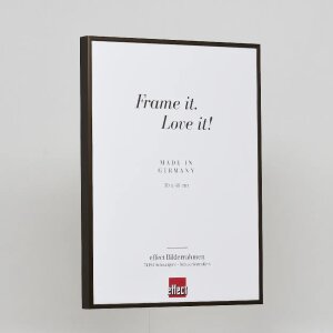 Cadre photo Effect en aluminium Quadro 25x60 cm Bronze Verre antireflet