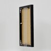 Cadre photo Effect en aluminium Quadro 25x60 cm noir brillant verre antireflet