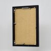 Cadre photo Effect en aluminium Quadro 25x60 cm noir brillant verre antireflet