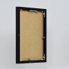 Cadre photo Effect en aluminium Quadro 25x60 cm noir brillant verre antireflet