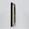 Cadre photo Effect en aluminium Quadro 25x60 cm noir brillant verre antireflet