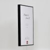Cadre photo Effect en aluminium Quadro 25x60 cm noir brillant verre antireflet