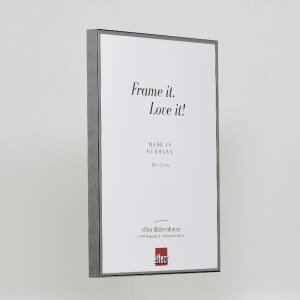 Effect Cadre photo en aluminium Quadro 25x60 cm argent antique verre antireflet