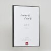 Effect Cadre photo en aluminium Quadro 25x60 cm argent antique verre antireflet