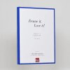 Cadre photo Effect en aluminium Quadro 30x45 cm bleu Verre antireflet MDF