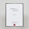 Cadre photo Effect en aluminium Quadro 50x100 cm argent antique verre antireflet