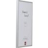 Cadre photo aluminium Effect Serie 2, verre antireflet, argent, 30,5x91,5 cm