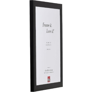 Cadre photo aluminium S3 noir 30x45 cm verre antireflet