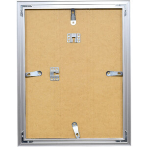 Cadre photo aluminium S3 argent 70x100 cm verre anti-reflet