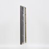 Cadre Effect en bois massif Profil 25 brun noisette 23x70 cm verre antireflet