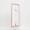 Cadre en bois Effect Profil 32 brun clair 45x60 cm Verre antireflet