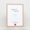 Cadre en bois Effect Profil 32 brun clair 10,5x14,8 cm verre antireflet