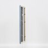Cadre en bois Effect Profil 32 gris-bleu 30,5x91,5 cm verre antireflet