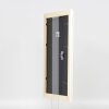 Cadre baroque en bois Effect profil 37 blanc 9x13 cm verre antireflet