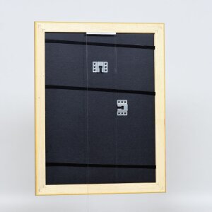 Cadre bois baroque Effect profil 37 or antique 45x60 cm verre antireflet