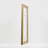Cadre bois baroque Effect profil 37 argent antique 70x100 cm verre antireflet