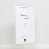 Effect Cadre photo en bois massif Profil 39 blanc 30x40 cm verre antireflet