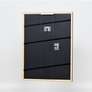 Effect Cadre photo en bois massif Profil 39 noir 59,4x84,1 cm verre antireflet