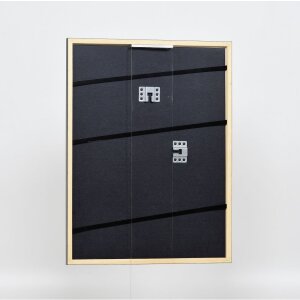 Effect Cadre photo en bois massif Profil 39 noir 14,8x21 cm verre antireflet